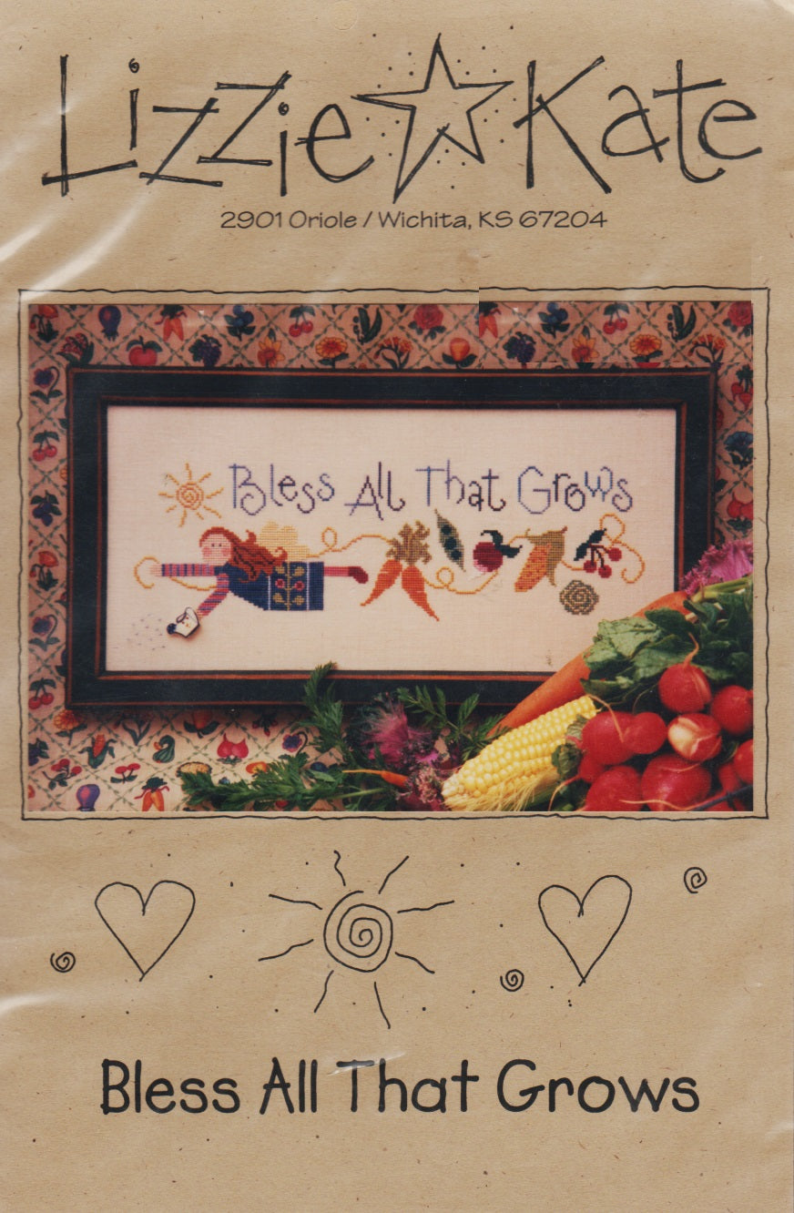 Lizzie Kate Bless All That Grows LK034 cross stitch pattern