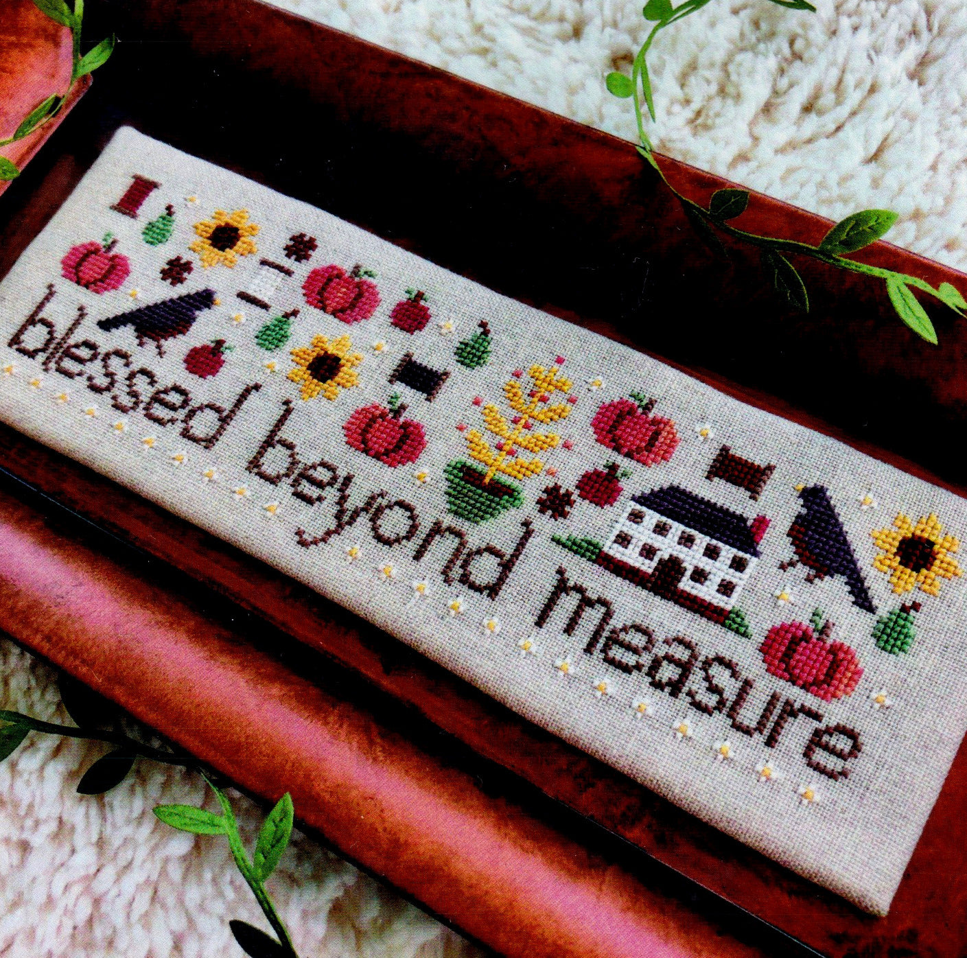 Sweet Wing Studio Blessed Beyond Measure cross stitch pattern