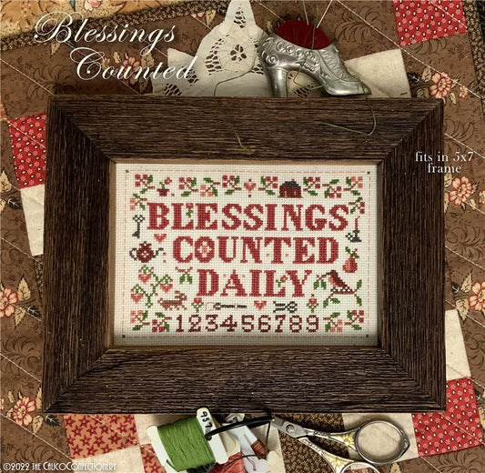 Calico Confectionery Blessings Counted cross stitch pattern