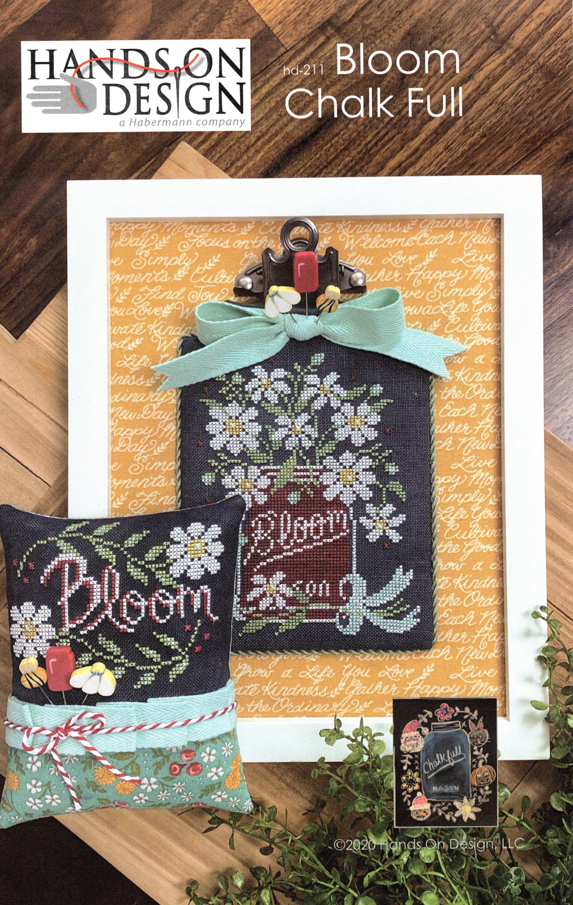 Hands On Design Bloom - Chalk Full HD-211 flowers cross stitch pattern