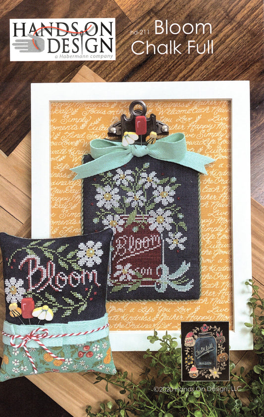 Hands On Design Bloom - Chalk Full HD-211 flowers cross stitch pattern