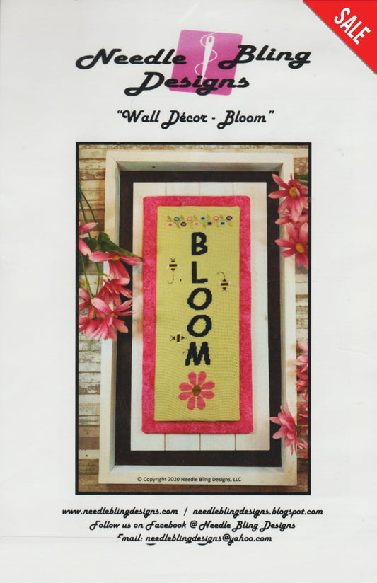 Needle Bling Designs Bloom cross stitch pattern