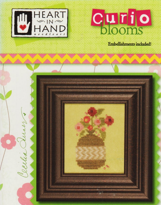 Heart In Hand Blooms Curio cross stitch pattern