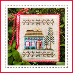 Country Cottage Needleworks Blue Forest Cottage cross stitch pattern