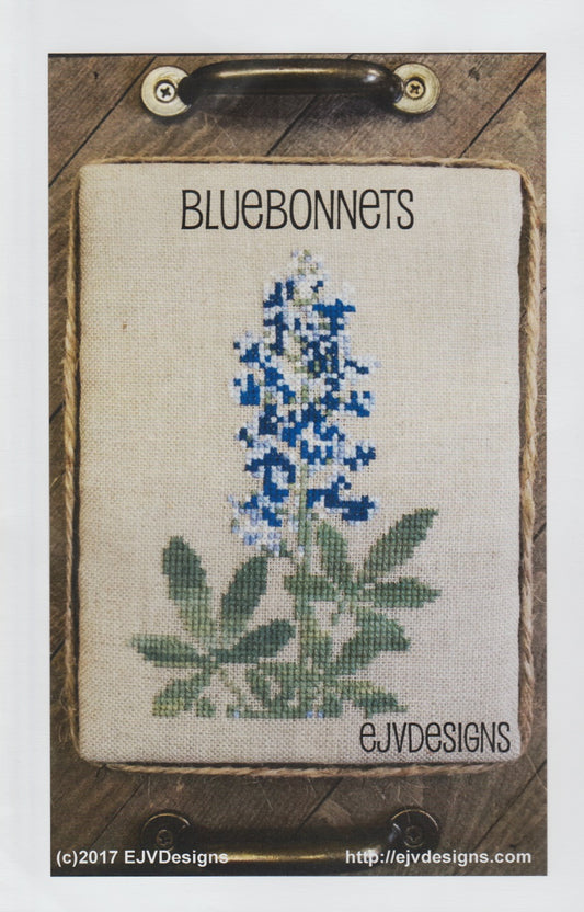 EJV Designs Bluebonnets cross stitch pattern