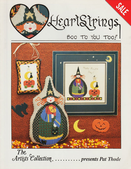 Heartstrings Boo To You Too! AC-113 halloween cross stitch pattern
