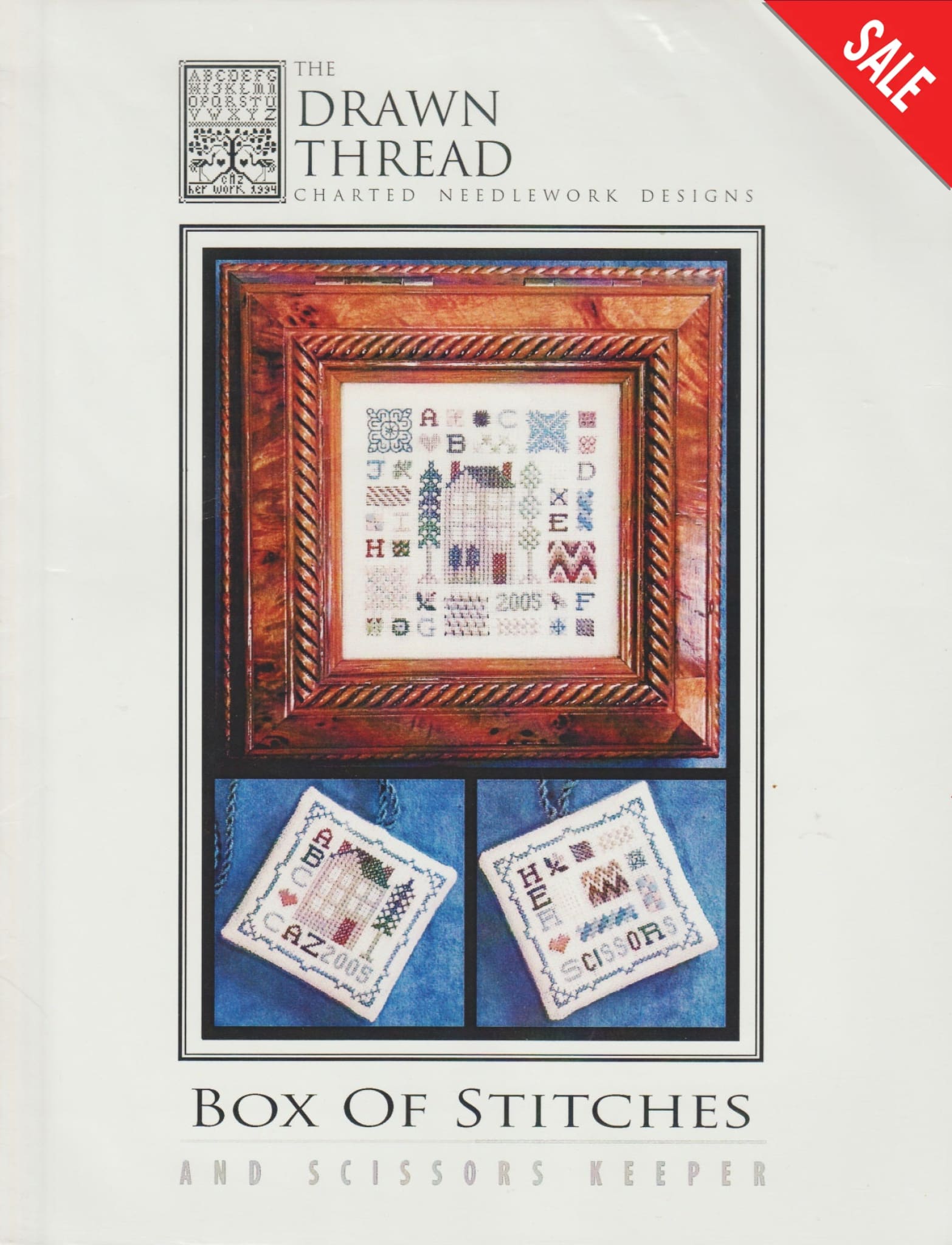 Drawn Thread Box Of Stitches cross stitch pattern