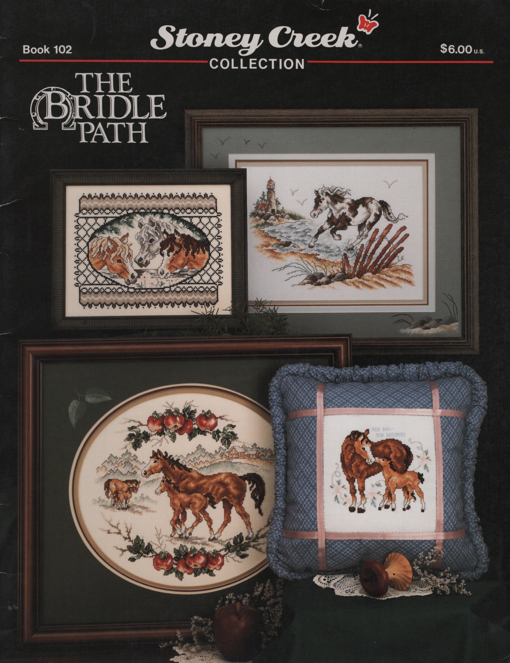 Stoney Creek Bridal Path BK102 horse cross stitch pattern