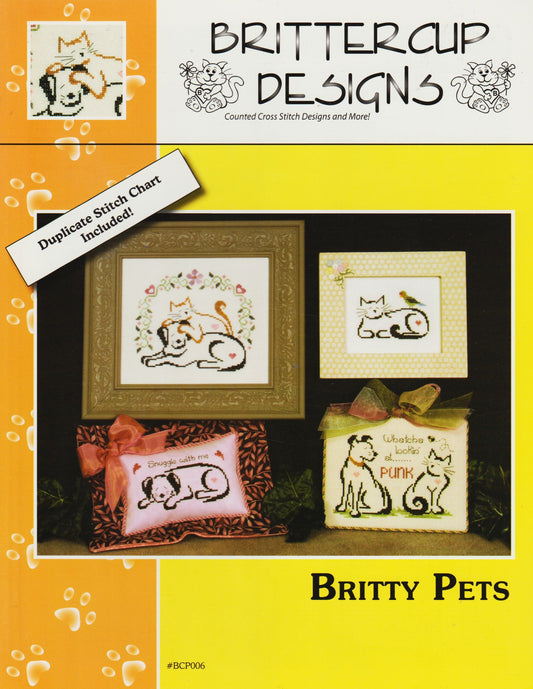 Brittercup Designs Britty Pets BCP006 cross stitch pattern
