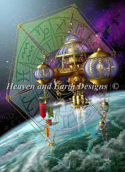 Heaven and Earth Designs Bubble Telescope HAECRM127 cross stitch pattern