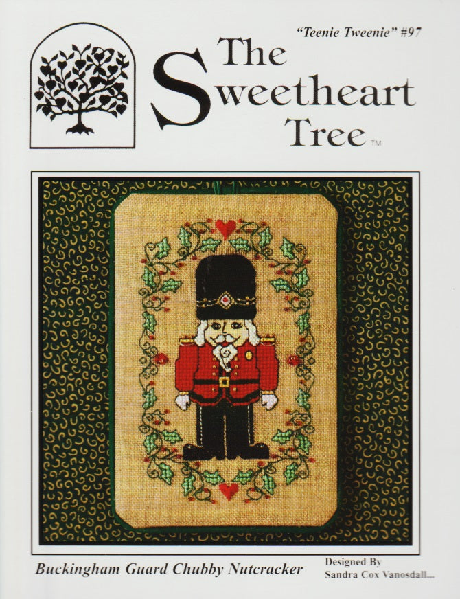 Sweetheart Tree "Buckingham Guard" Chubby Nutcracker cross stitch pattern