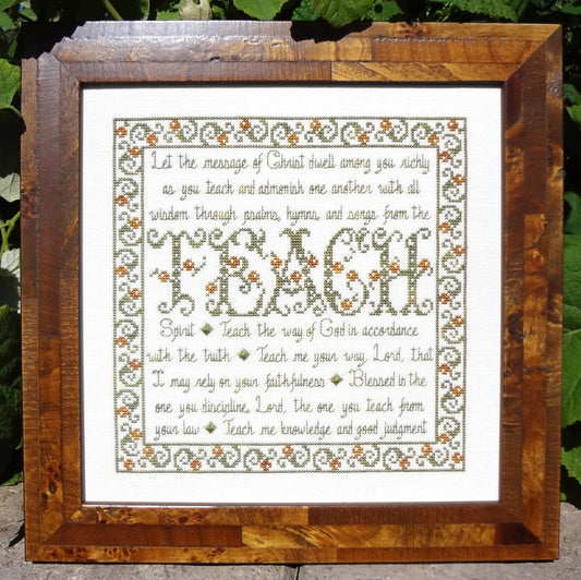 My Big Toe Building Blocks Teach MBT-127 religious cross stitch pattern