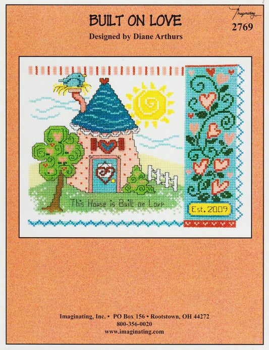 Imaginating Built On Love 2769 cross stitch pattern