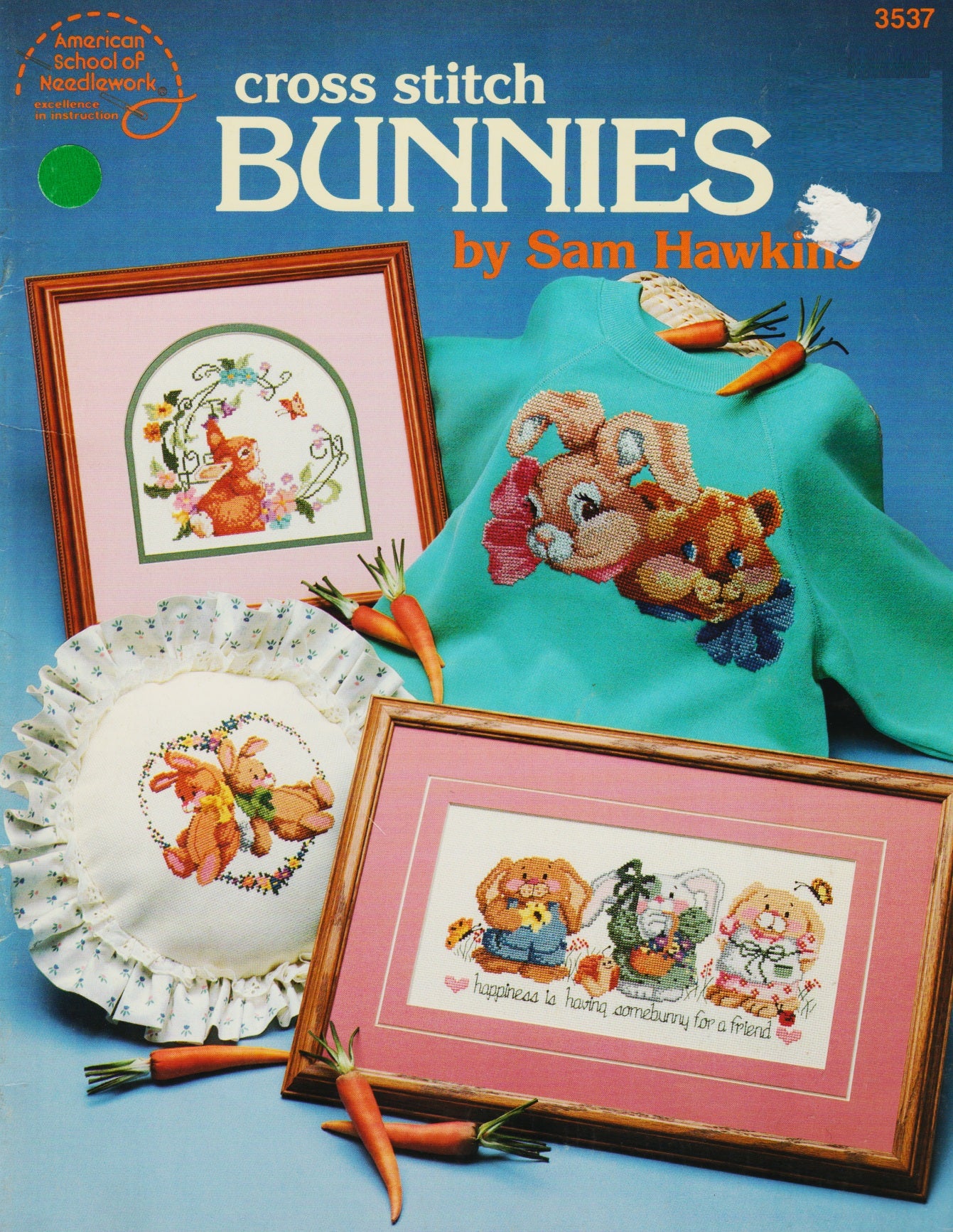 American School of Needlework Bunnies 3537 cross stitch pattern