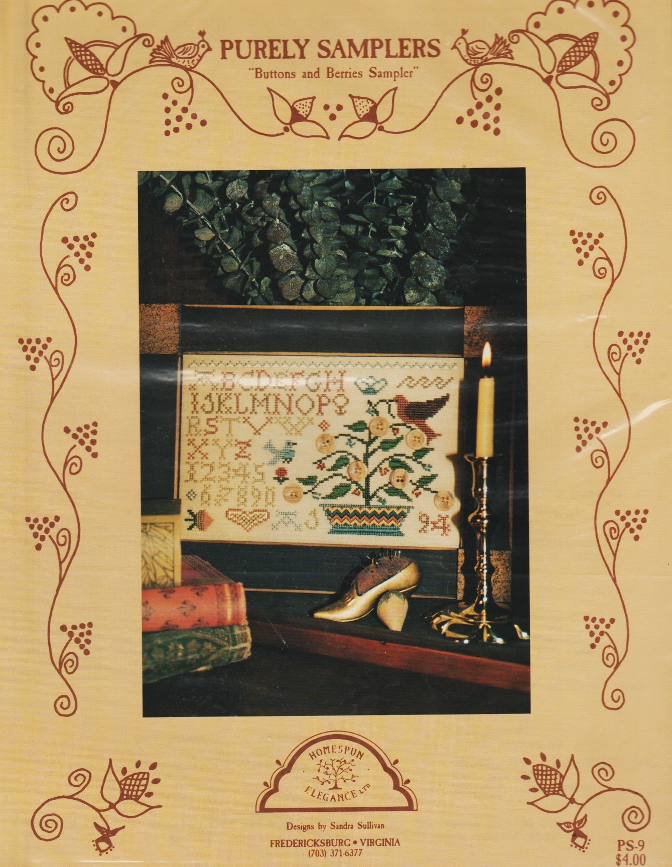 Buttons and Berries Sampler pattern – Sandra's Stitch Stash