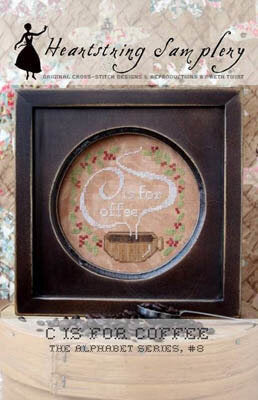 Heartsting Samplery C Is For Coffee cross stitch pattern