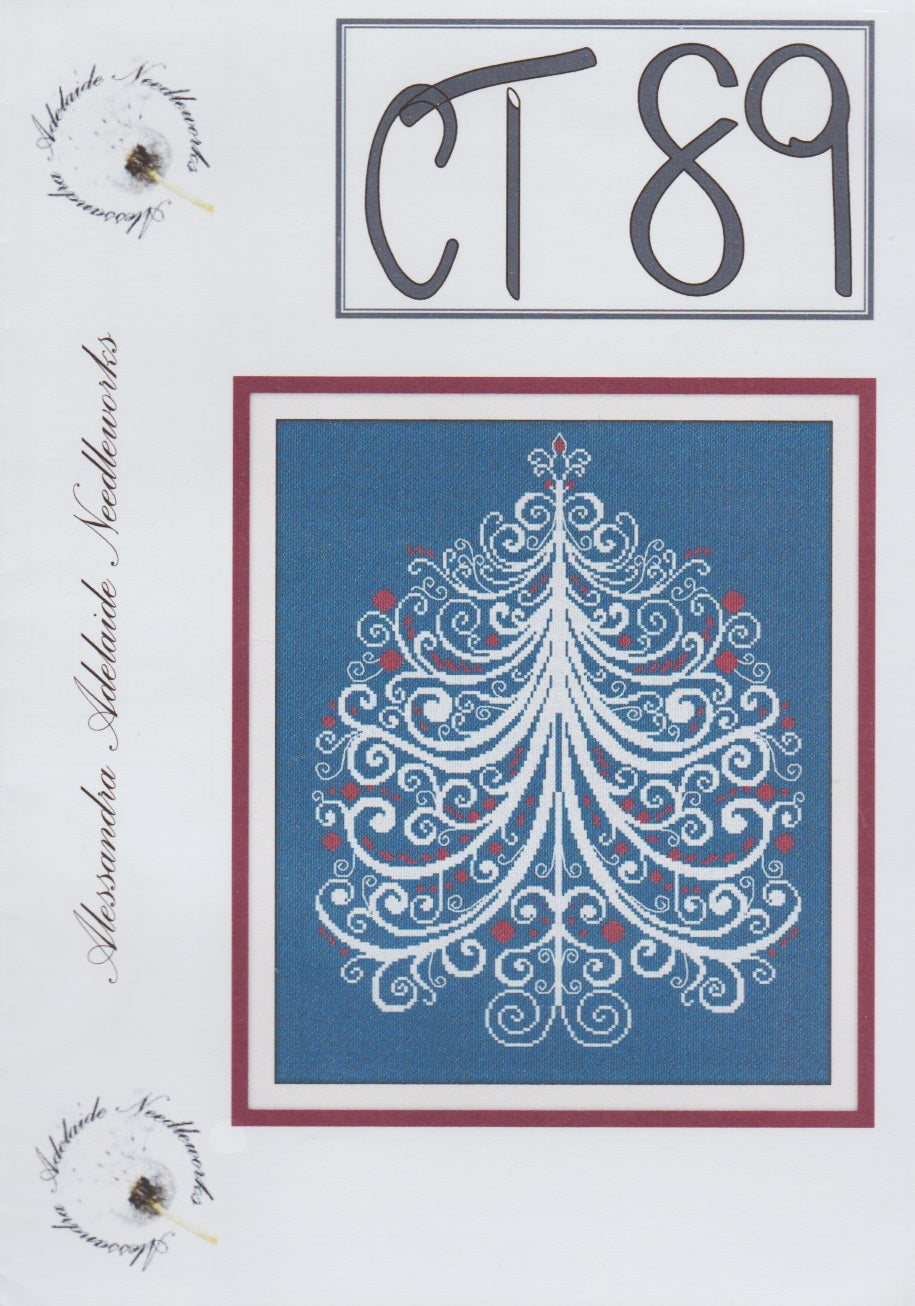 Alessandra Adelaide CT89 christmas tree cross stitch pattern