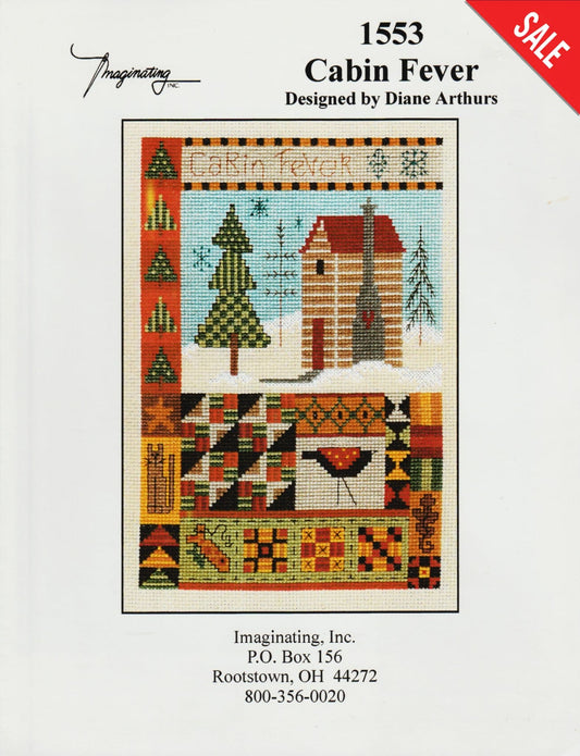 Imaginating Cabin Fever 1553 cross stitch pattern