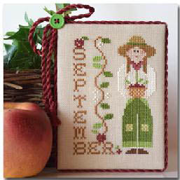 Little House Needleworks Calendar Girls - September cross stitch pattern