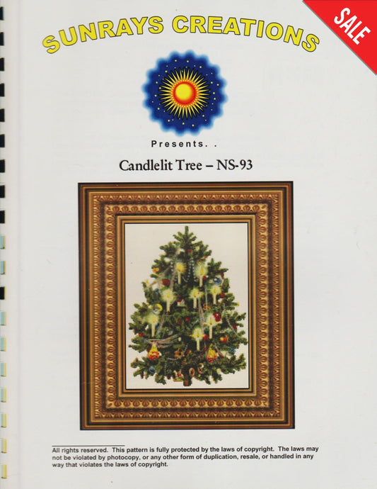 Sunrays Creations Candlelit Tree cross stitch pattern