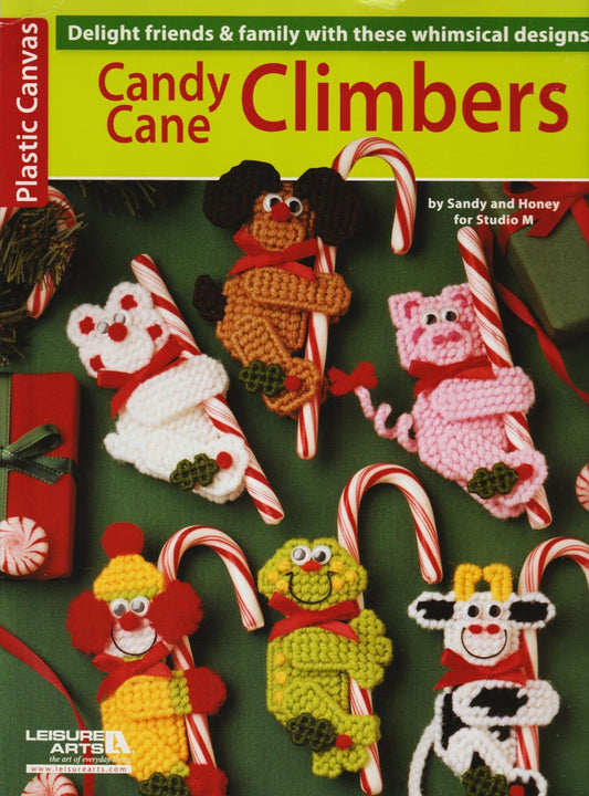 Leisure Arts Candy Cane Climbers 6070 plastic canvas patterns