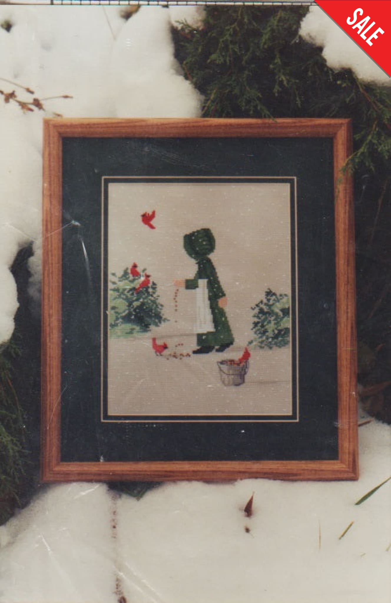 Diane Graebner Cardinal's Treat DG5 Amish cross stitch pattern