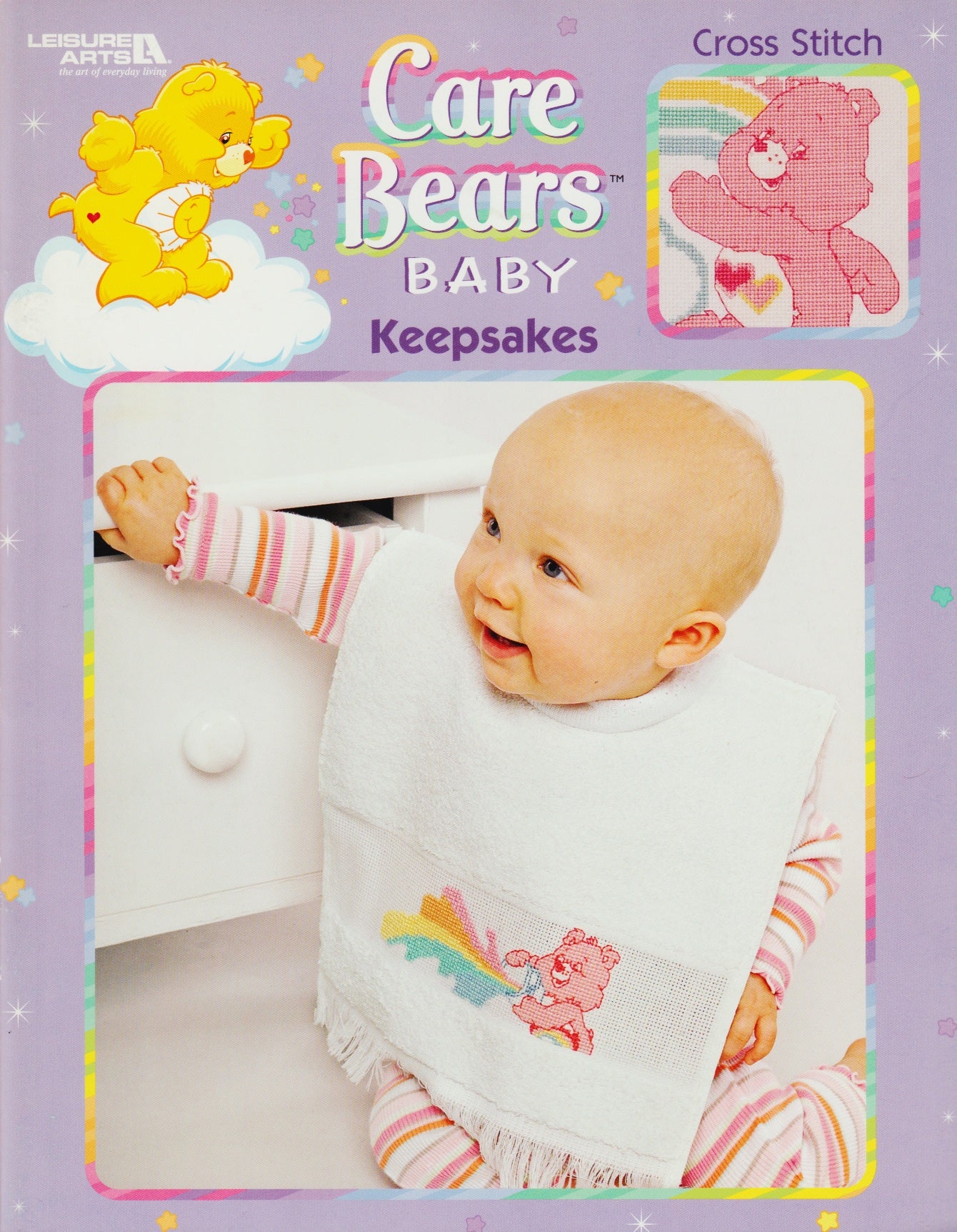 Leisure Arts Care Bears Baby Keepsakes 3999 cross stitch pattern