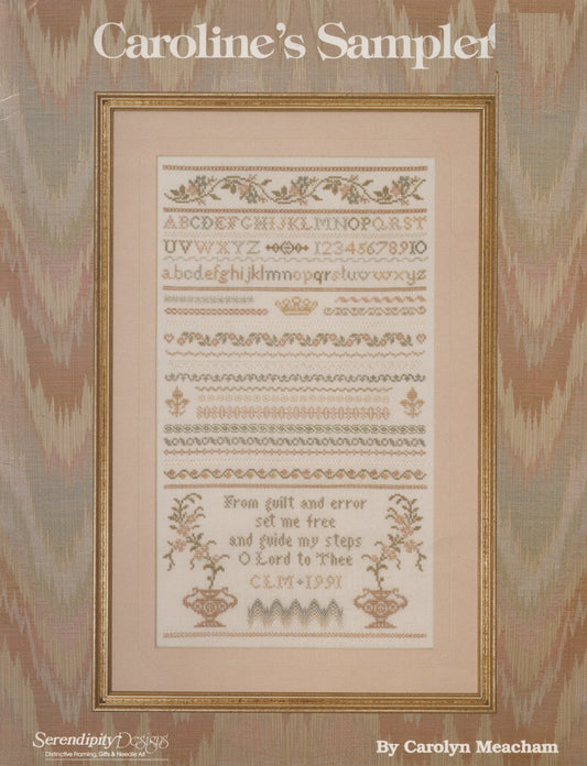 Serendipity Designs Caroline's Sampler cross stitch pattern