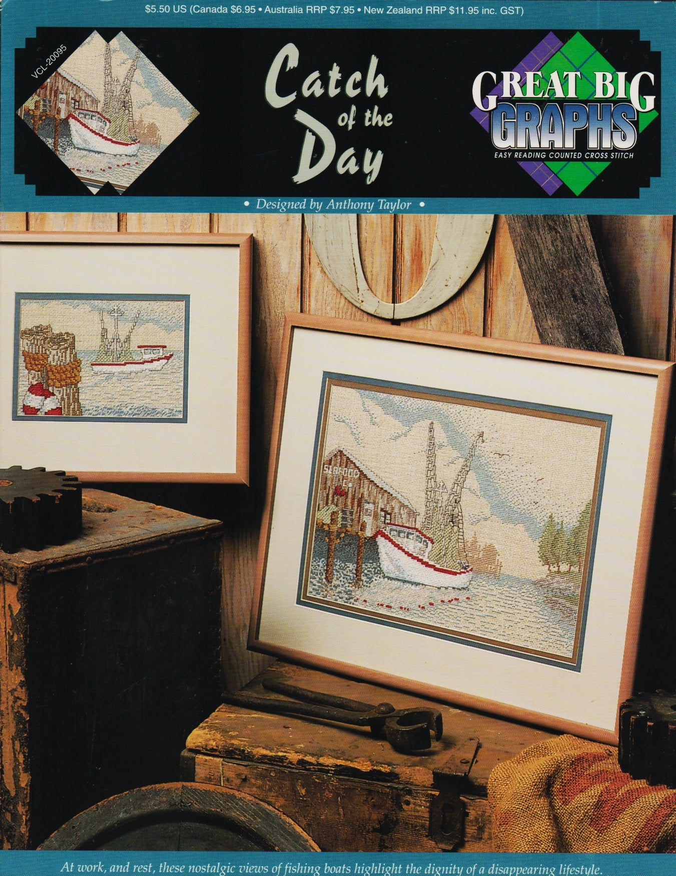 Great Big Graphs Catch Of The Day VCL-20095 cross stitch pattern