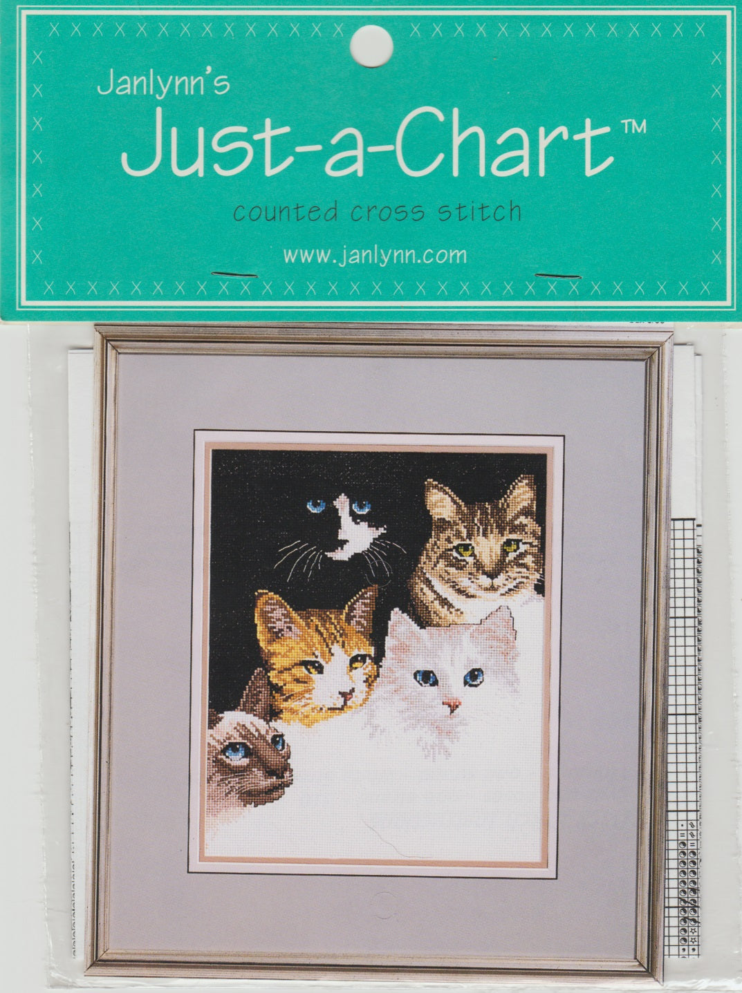 JanLynn Cats' Eye 13-280 cross stitch pattern