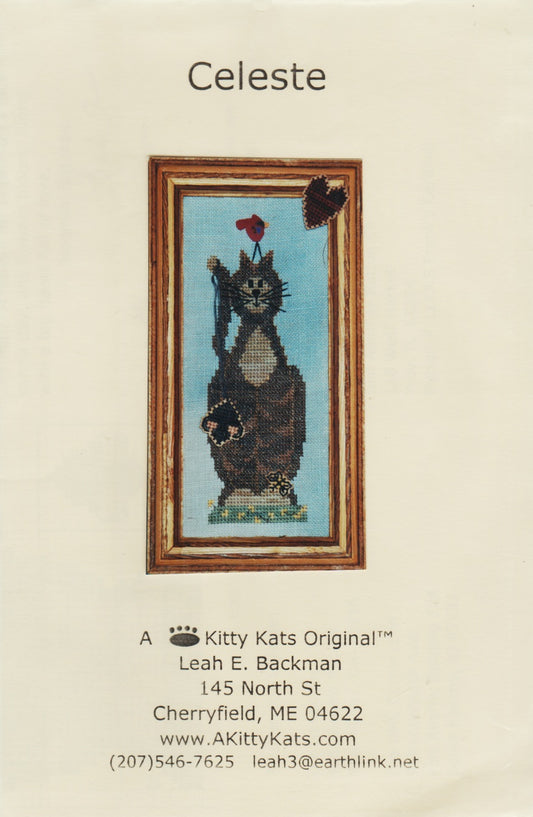 Kitty Kats Originals Celeste cross stitch pattern
