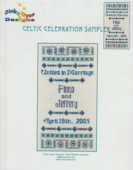 Dinky Dyes Celtic Celebration Sampler DD-033 cross stitch pattern