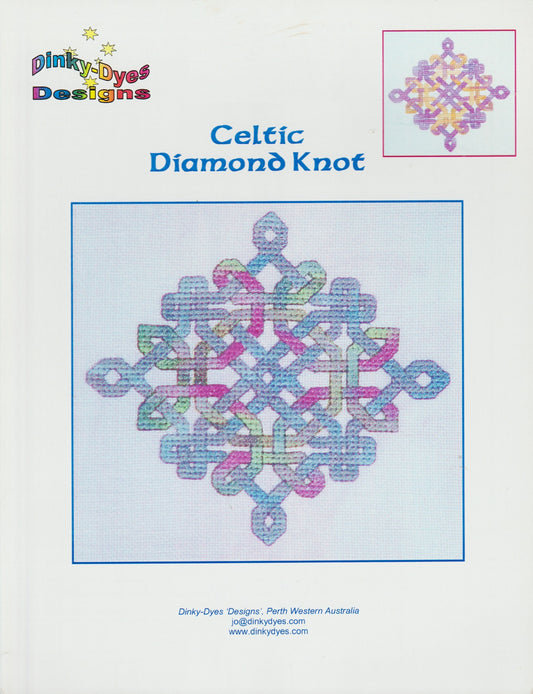 Dinky Dyes Celtic Diamond Knot cross stitch pattern
