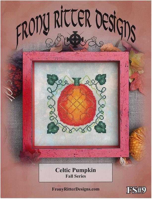 Frony Ritter Celtic Pumpkin FS#9 cross stitch pattern