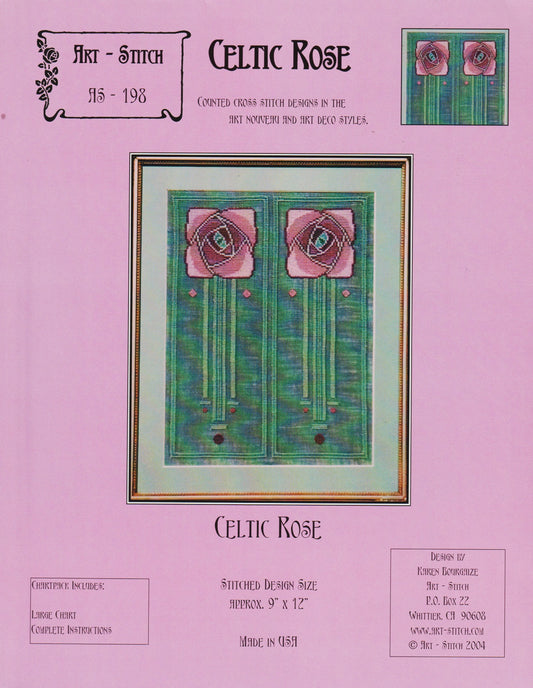 Art-Stitch Celtic Rose cross stitch pattern