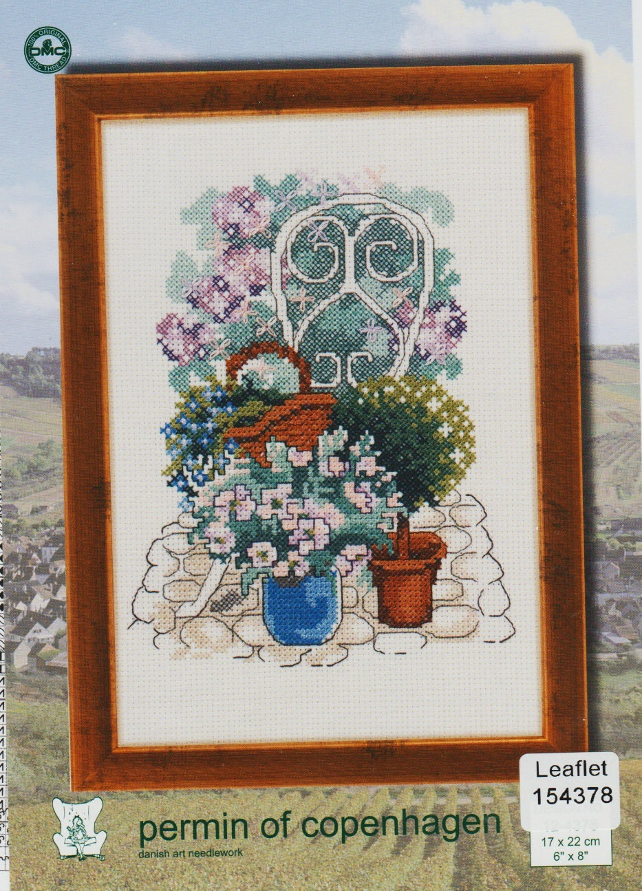 Permin of Copenhagen Chair 154378 cross stitch pattern