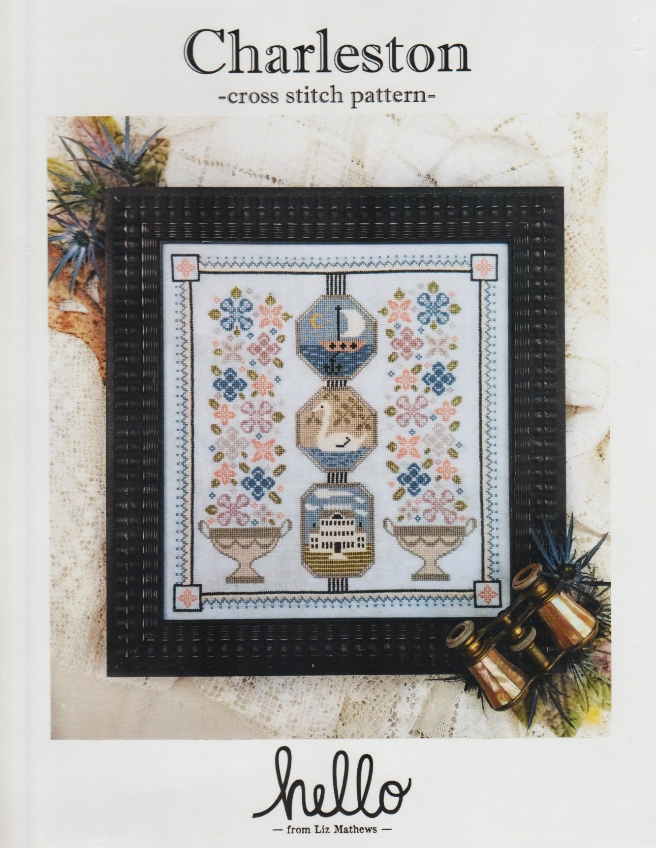 Hello Charleston cross stitch pattern