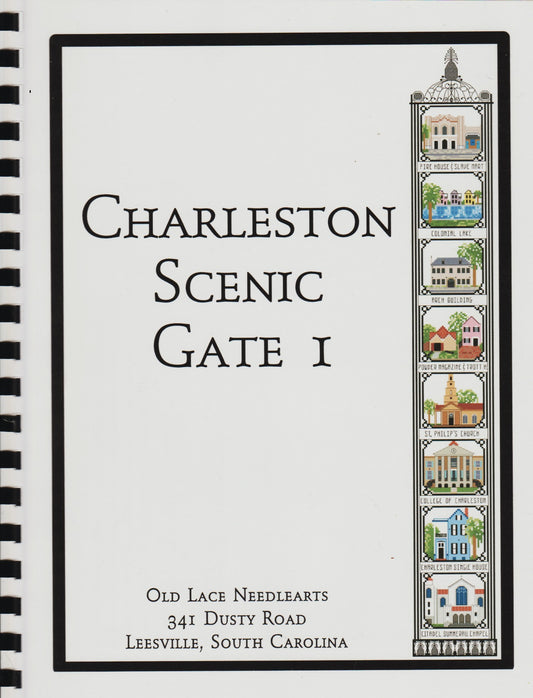 Old Lace Needlearts Charleston Scenic Gate I cross stitch pattern