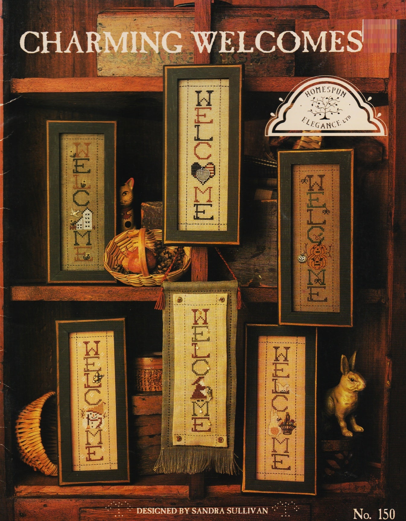 Homespun Elegance Charming Welcomes I 150 cross stitch pattern