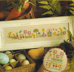 Lizzie Kate Chick Party 181 Easter cross stitch pattern