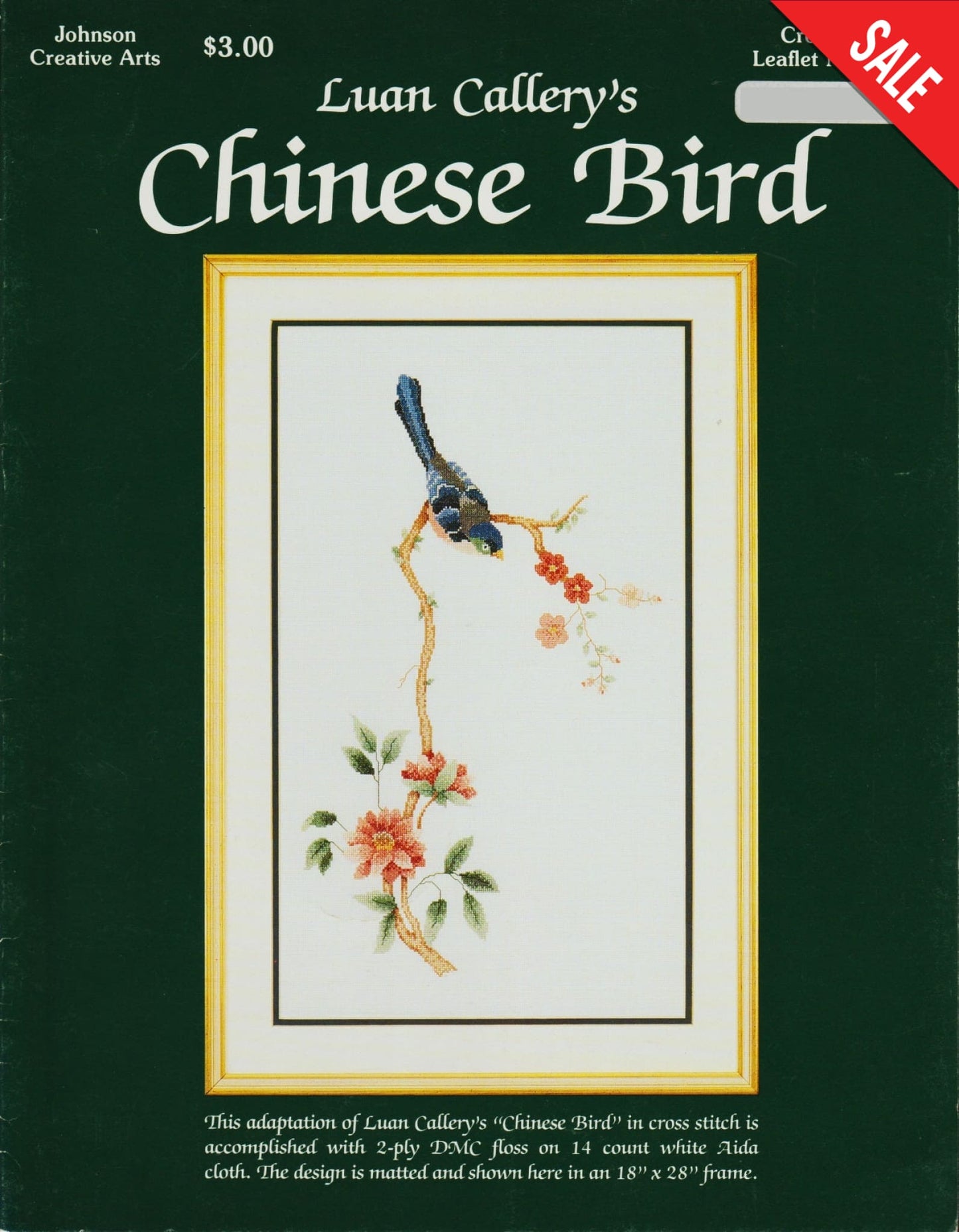 Johnson Creative Chinese Bird 84013 cross stitch pattern