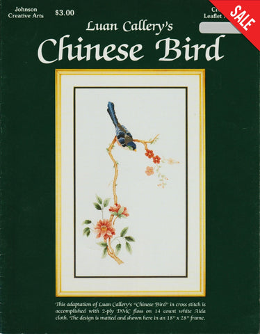 Johnson Creative Chinese Bird 84013 cross stitch pattern