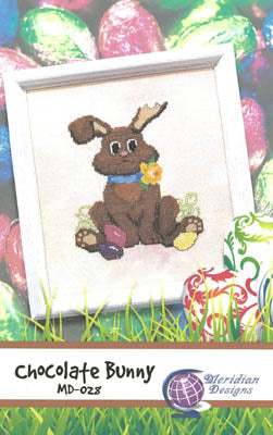 Meridian Designs Chocolate Bunny MD-028 Easter Bunny cross stitch pattern