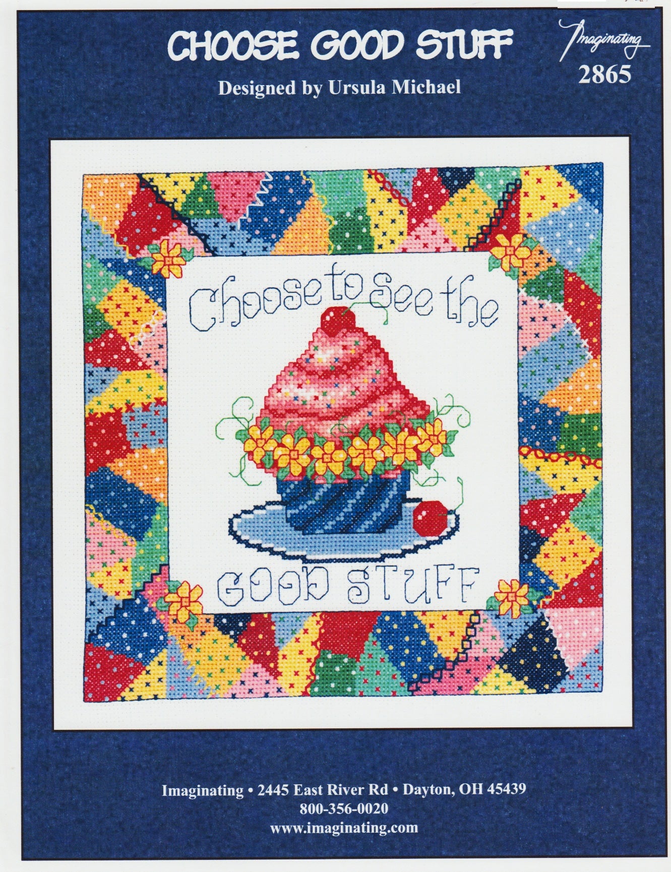 Imaginating Choose Good Stuff 2865 cross stitch pattern