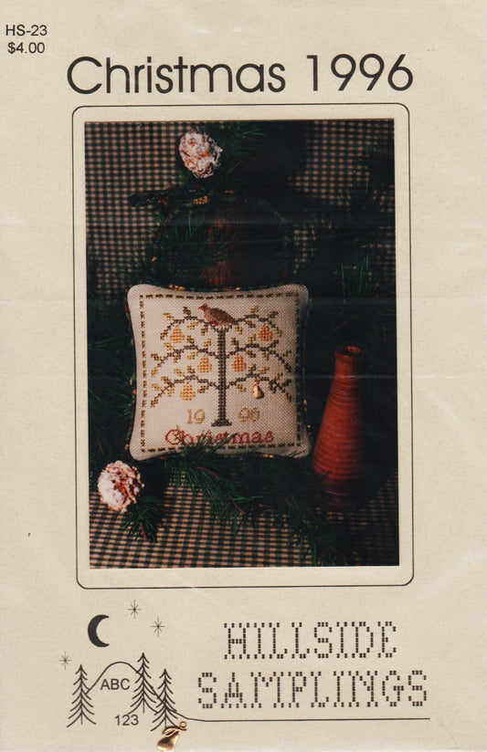 Hillside Samplings Christmas 1996 HS-23 cross stitch pattern