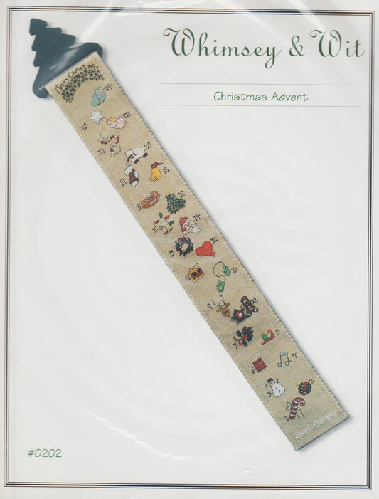 Whimsey & Wit Christmas Advent cross stitch pattern