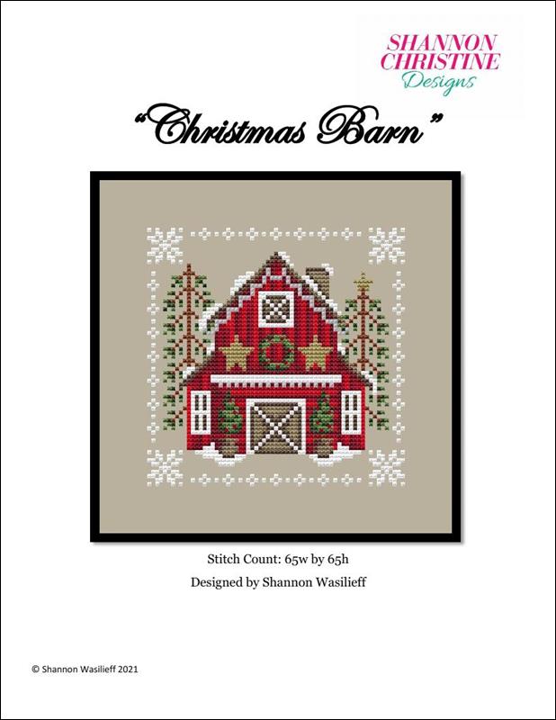 Shannon Christine Christmas Barn cross stitch pattern