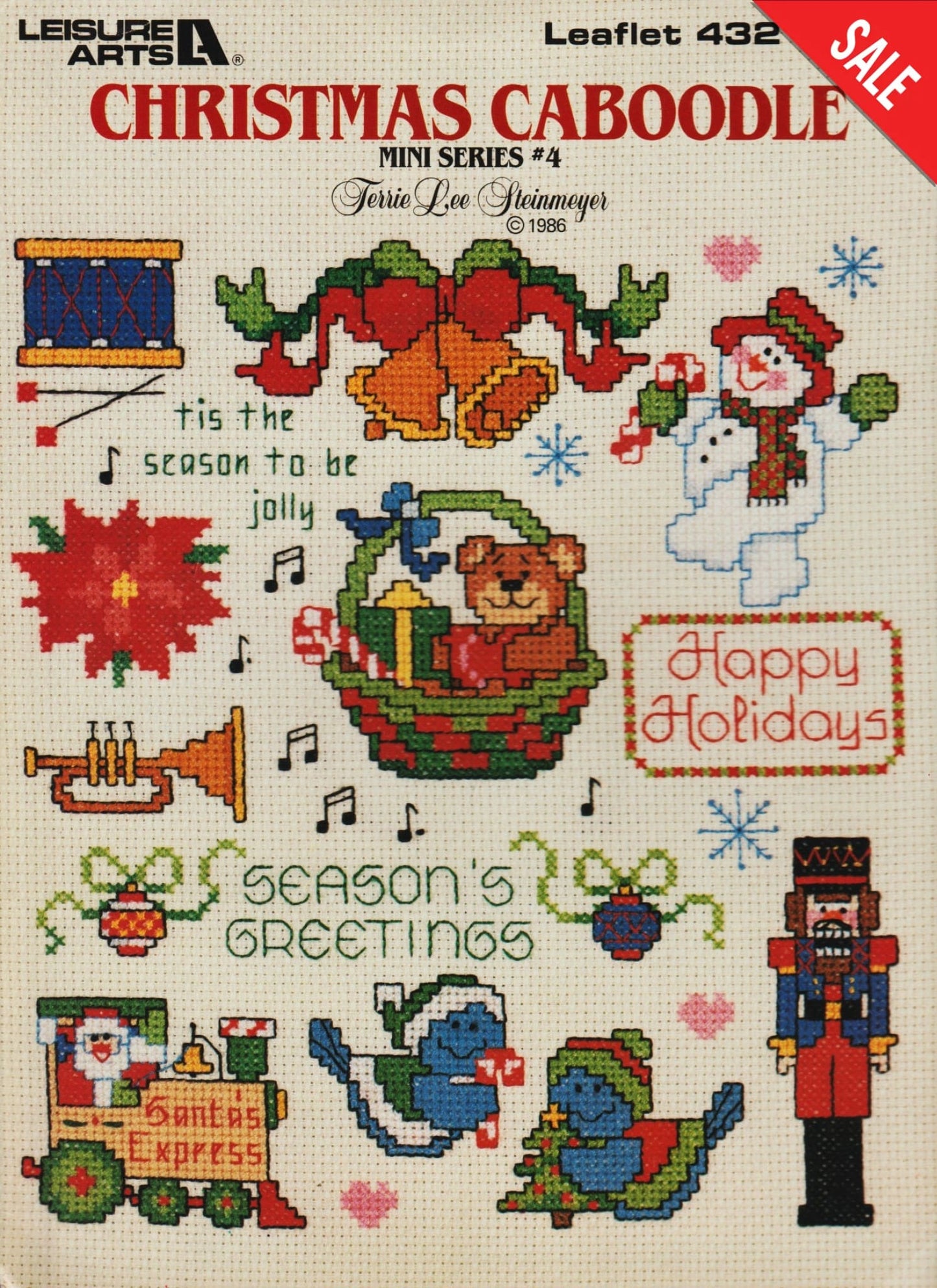Leisure Arts Christmas Caboodle 432 cross stitch pattern