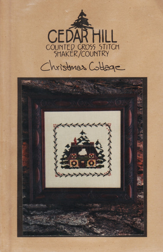 Cedar Hill Christmas Cottage cross stitch pattern