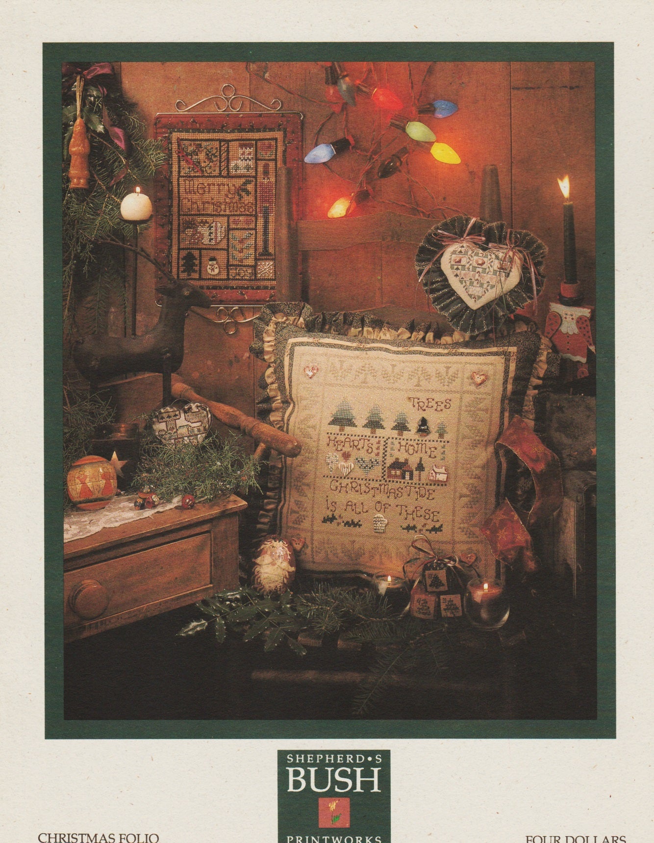 Bush Christmas Folio cross stitch pattern